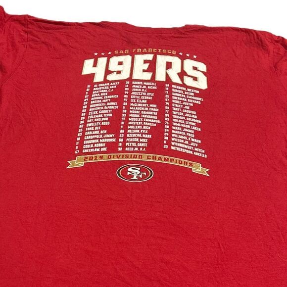 San Francisco 49ers 2019 Division Champions T Shirt - Picture 2 of 2